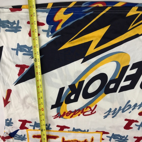 Red Ox allover Print Polo shirt Fast 1 Raider - Picture 2 of 7